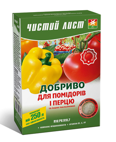 Добриво для помідорів і перцю